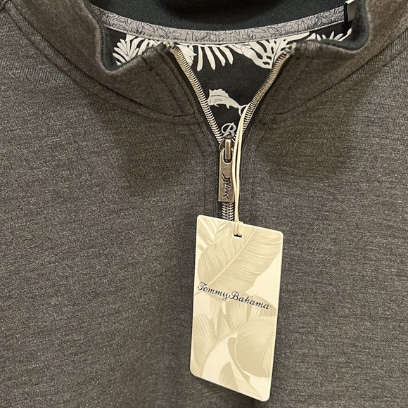 TOMMY BAHAMA DUDE ISLE HALF ZIP PULLOVER XL/TG - Picture 2 of 6